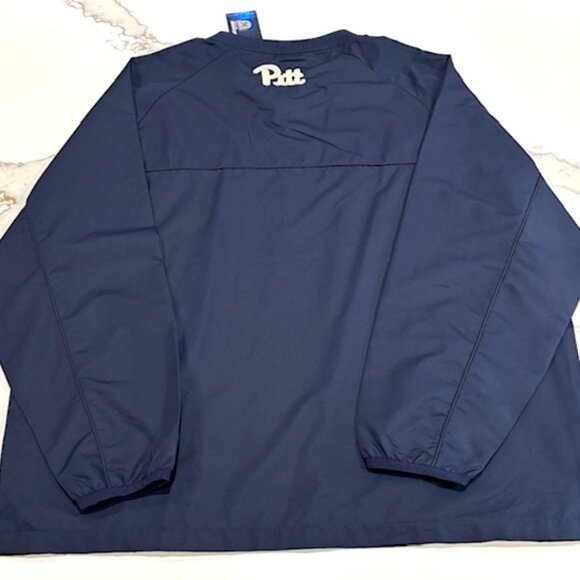 New Colosseum Pitt Pittsburgh Panthers Men's XL Pullover Windbreaker Blue Gold - Picture 5 of 8